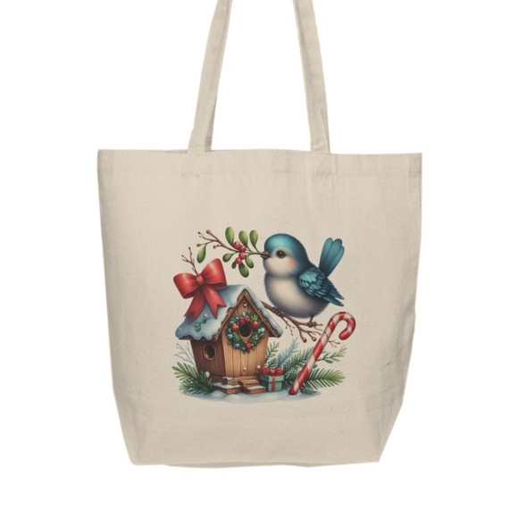 Winter Holiday Custom Tote Bag - Picture 2 of 3